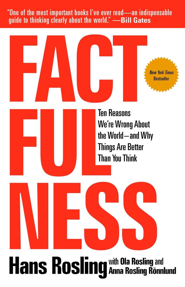 Factfulness: Ten Reasons We're Wrong About the World – and Why Things Are Better Than You Think