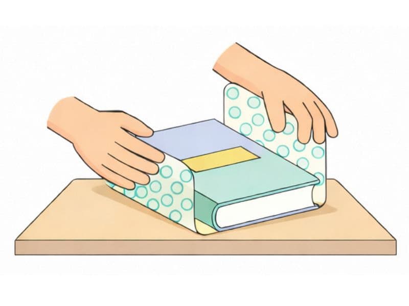 A parcel wrapped securely with protective packaging.